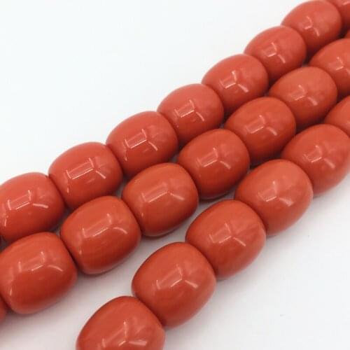 Dark blue resin beeswax fashion 9*9mm 10*10mm 12*12mm barrel loose beads spacers jewelry making 15inch B58