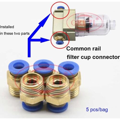 Fuel Oil Filter For High Pressure Common Rail Test Bench Part, Diesel Injector Tester Filter For Bosch Denso Delphi Test Machine