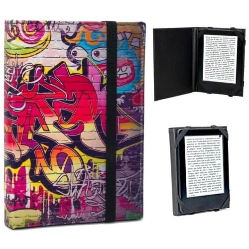 Protective case for TAGUS Gaia 2019-electronic book, 6 inch, ebook, ereaders, printed, waterproof, breathable