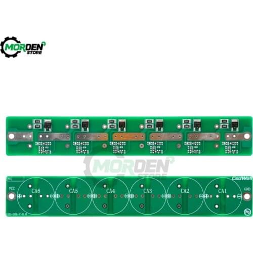 2.7V 100F - 500F 220F 350F 360F 400F 500F 800F 6 String Super Farad Capacitor Balancing Protection Board Module