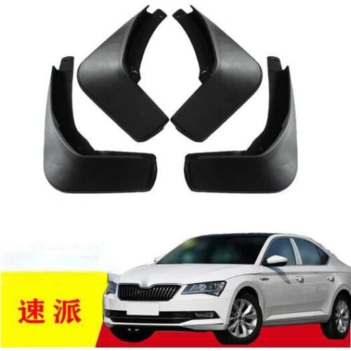 4PCS special for Skoda Superb Octavia AUTO Mudguards car fender Mud Flaps Mudflaps