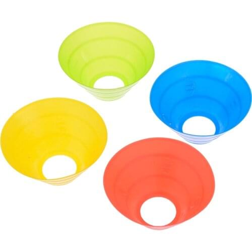 5pcs/set Soccer Training Sign Dish Pressure Resistant Cones Marker Discs Marker Bucket PE Sports Accessories High Quality