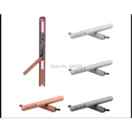 5 Colors New Ymitn Housing Micro SD Card + SIM Card + USB Charging Port Dust Plug Cover For Sony Xperia Z3 D6603 D6653 SOL26