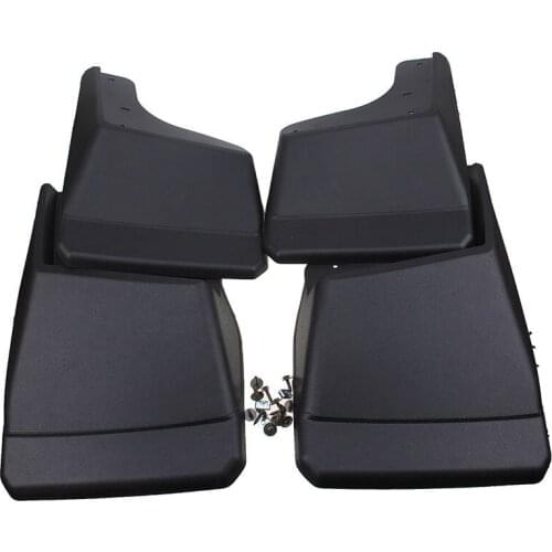 Car fender FIT FOR HUMMER H2 MUD FLAP SPLASH GUARD MUDGUARD BLACK FRONT+REAR COMBO FENDER 4PCS / Set