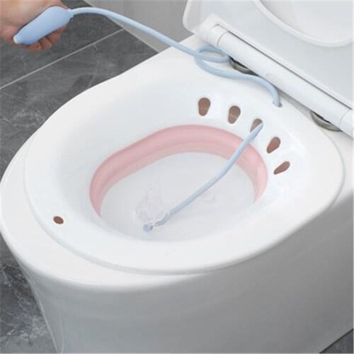 Feminine Folding Bidet Woman Vaginal Washing Device Portable Pregnant Squatting Free Bidets Butt Sanitary Irrigator for Baby