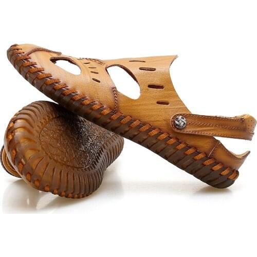 Camel romanas beach outdoor casual leather 2020 sandalias sandals-men sandalle shoes homme ete masculino mens safety cuero de