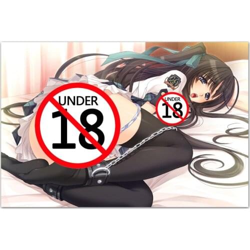 Uniform Girl Decorative Anime Posters and Prints Canvas Painting Wall Art Picture For Living Room Decor