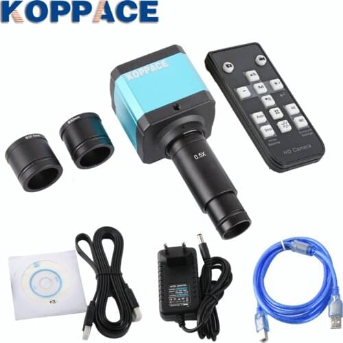 KOPPCE 21 Million Pixel Microscope Camera 0.5X Electronic Eyepiece Camera Interface 23.2mm to 30mm Und 30.5
