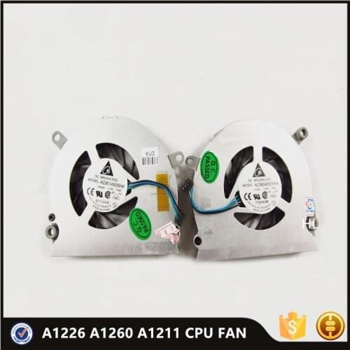 Left & Right CPU Cooling FAN for MacBook Pro 15.4" A1226 A1260 A1211 Notebook Cooling fan 2006 Mid Late 2007 Early 2008 Year