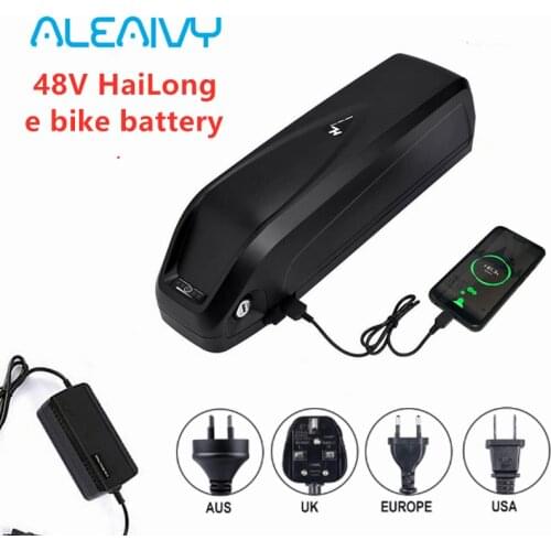 Electric Bicycle 48V 20Ah Hailong 18650 Lithium Battery Pack, Suitable For Bafang 1000W Motor With 54.6v Charger