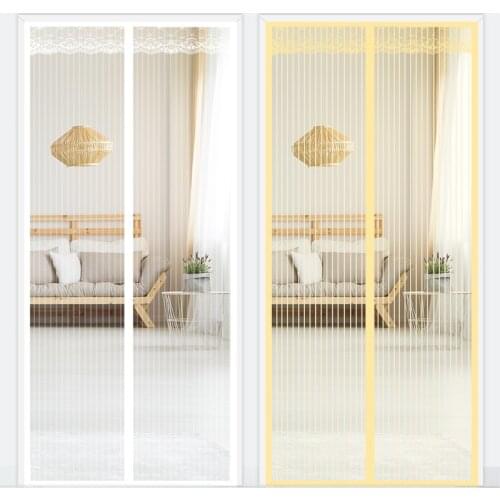 New Indoor Insect Fly Screen Magnetic Curtain Mesh Bug Mosquito Netting Door Anti Mosquito Net For Kitchen Door Magnet
