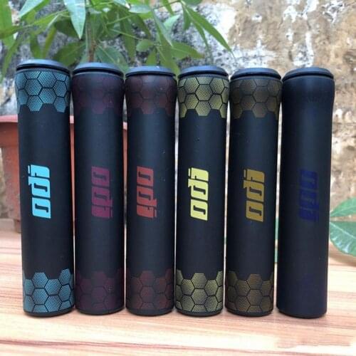 ODI Anti-slip Bicycle Handlebar Cover Washable Professional Silicone Shockproof 3D Color Printing Mountain Bikes Grip Sleeve