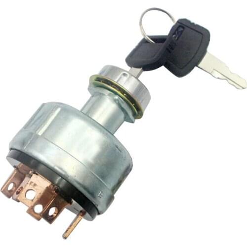 EX200 EX200-1 Lgnition Switch Key Starter For Hitachi Excavator EX200-1 With 6 Pins 2 Keys