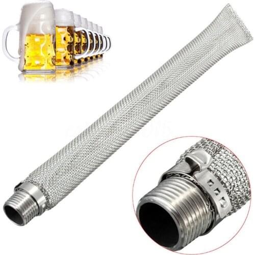 Stainless Steel Kettle Tube Mash Tun Mesh Filter Bazooka Spigot Pot Filter Boil Screen Brew For Home Brew (6/12 inch)