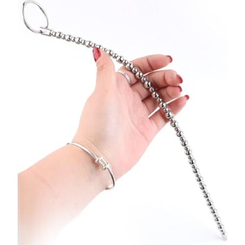 Stainless Steel Urethral Catheter Bdsm Toy Male Mastuburator Urethral Sound Penis Piercing Male Chastity Massage Sex Toy For Men