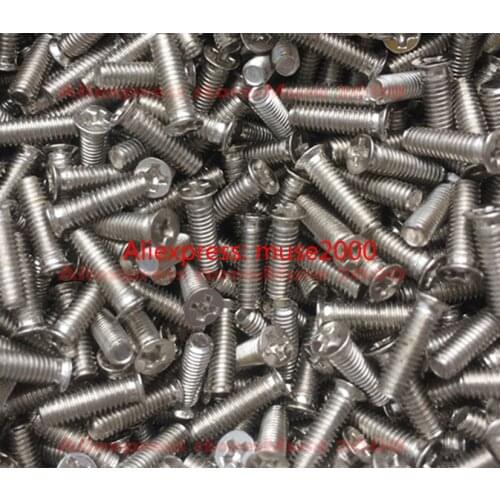 M2 M2.5 M3 head 3 3.5 4mm carbon steel Countersunk screw smaller head screw flat bolt electronic screw PC computer SSD fan screw