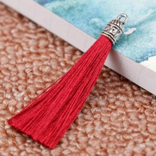 High quality Cotton tassels Tasbih 6 Colors prays Bead Tasbih tassel Metal and cotton Misbaha fringe rosary
