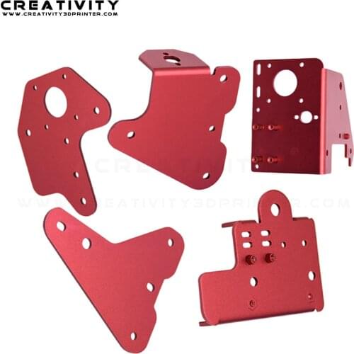 3D Printer CR-10S PRO Extruder XZ Axis 2.5mm 3.0mm Plate Fix Bracket Plate Front & Back Aluminum Holder For CR10s Pro