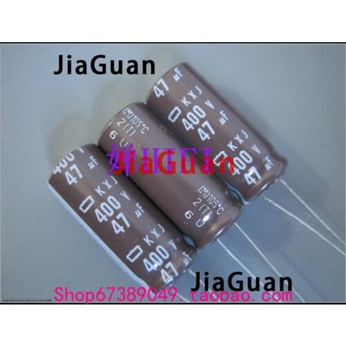 10pcs NEW NIPPON KXJ 400v47uf 12.5x30MM NCC electrolytic Capacitor 47UF 400V CHEMI-CON 47uf/400v kxj 47uf400v
