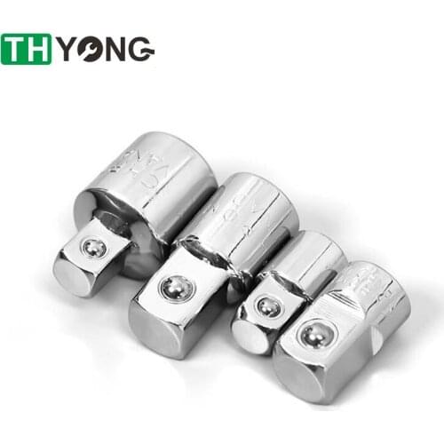 4Pcs Ratchet Wrench Socket Converter Head Sleeve Adapter 1/2 Big Fly 3/8 Fly 1/4 Steel 12.5mm Household Hand Tool