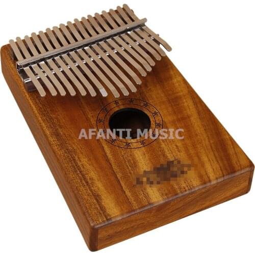 Afanti Music 17 Keys Kalimba Mbira Thumb Piano Acacia wood Traditional African Music Instruments 17 tone (THP-123)