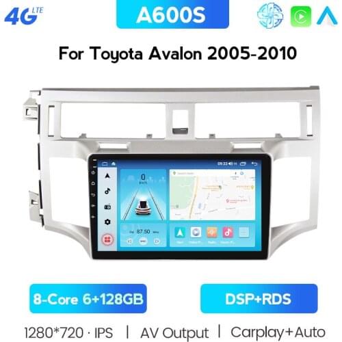 Android 10 Octa Core 128GB Central Multimidia For Toyota Avalon 2006 2007 2008 2009 2010 2011 Integrated Vehicle GPS Navigation