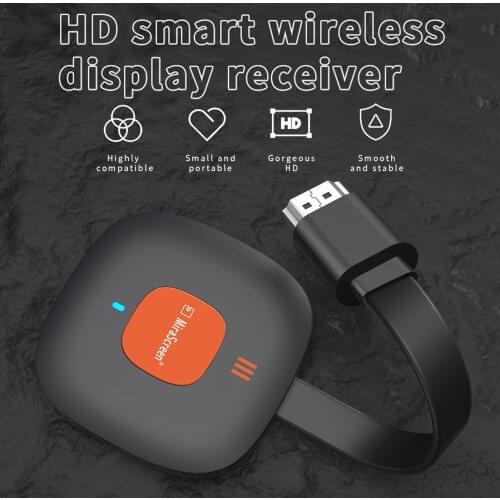 Wireless Display Dongle Portable HDMI Display Receiver Screen Mirroring Device Home Audio And Video Equipment Drop Shipping