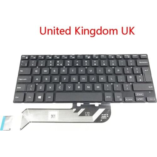 UK Keyboard For DELL For Inspiron 5368 5378 7375 7460 5568 7560 7569 7572 5370 7370 7373 7573 United Kingdom 0X0HPR X0HPR new