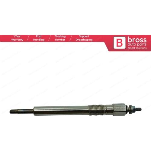 Bross Auto Parts BGP62 1 Piece Heater Glow Plugs GJ12IS, 100800037 for Isuzu 4.3 D Fast Shipment Free Shipment Ship From Turkey
