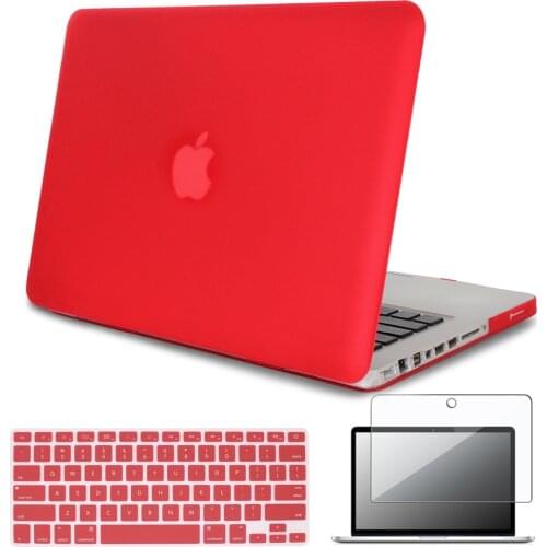 Laptop Case for Apple Macbook Air 13/11/MacBook Pro 13/15 Inch Hard Shell Protective Sleeve + Keyboard Cover + Screen Protector