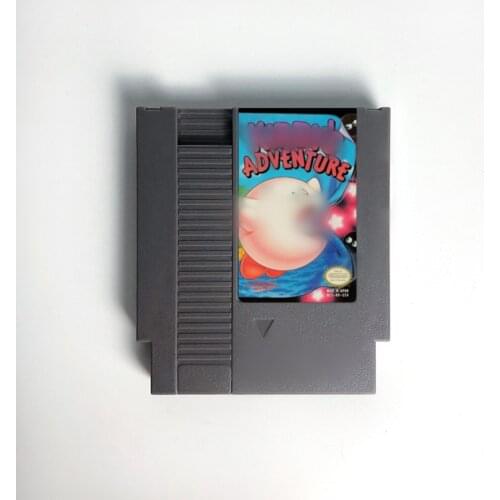Kirbyed Adventure - Game Cartridge For NES Console 72 Pins 8bit