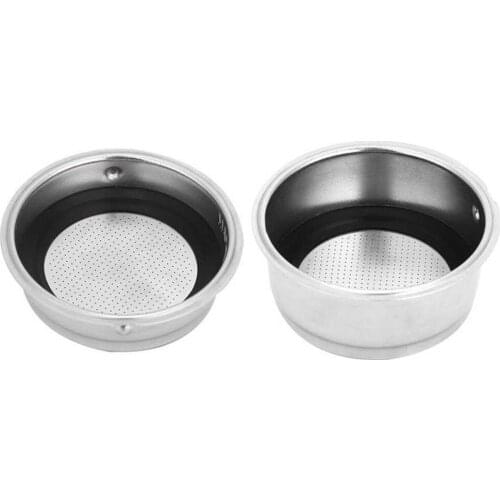 Coffee Machines Pressure Filter Basket with Black Ring BPA-Free Reusable Powder Bowl Office Coffee Tool