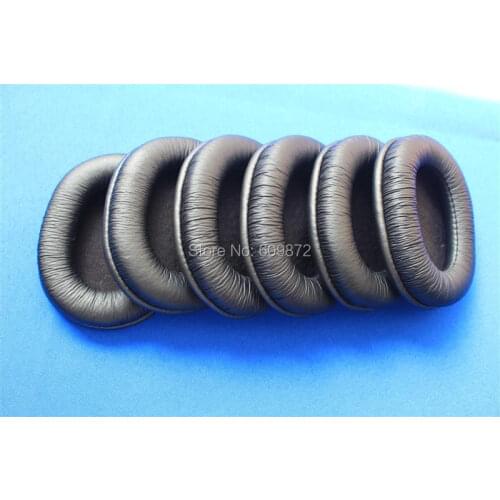 Linhuipad 5 pairs=10pcs Leather Ear Pads Headset Ear Cushions Durable Sponge earpads fit on SONY MDR-7506, V6, CD900ST