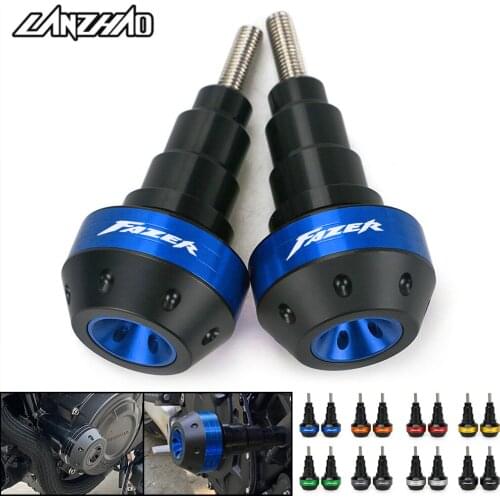 FAZER Motorcycle Frame Slider Crash Protection System Pads Falling Protector CNC Aluminum Accessories for Yamaha FZ1 FZ6 FZ8