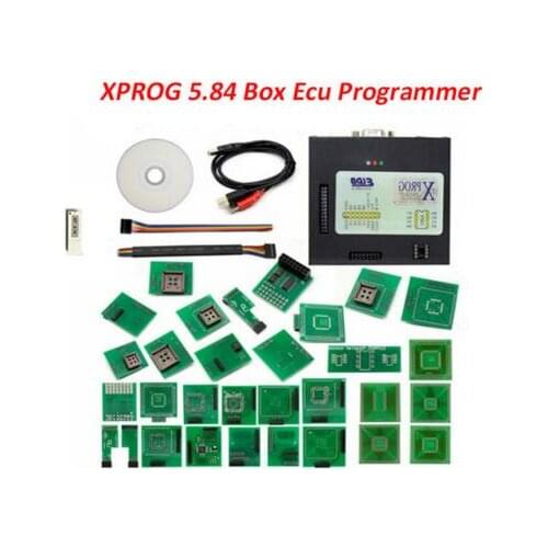 2019 Newest XPROG 5.84 Add More Authorization Black Metal Box XPROG-M V5.55 V5.70 V5.84 X-PROG V5.84 ECU Programmer