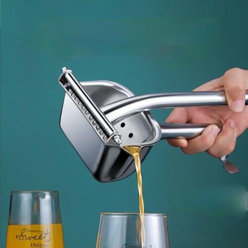 Manual Juice Squeezer Aluminum Alloy Hand Pressure Juicer Pomegranate Orange Lemon Sugar Cane Juice Fresh Juice Fruit Juicer