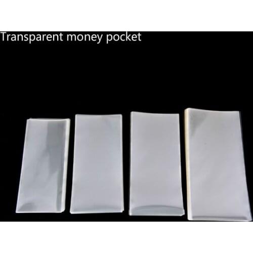 400x Money Clear Bags Currency Sleeves Holders For Banknotes Paper Money Stamp Bag