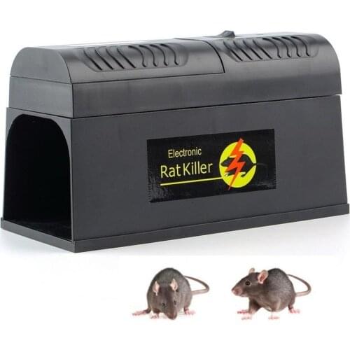 US/UK/EU Plug Electric High Voltage Mouse Rat Trap Mouse Killer Electronic Rodent Mouse Zapper Home Use Pest Control