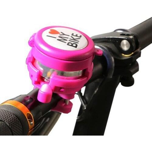 2 In1 Bicycle Bell And Mirror For Kid Girl Bike Horn Alarm Warning Bell Ring Aluminum Plastic Clear Sound Cycling Handlebar Bell