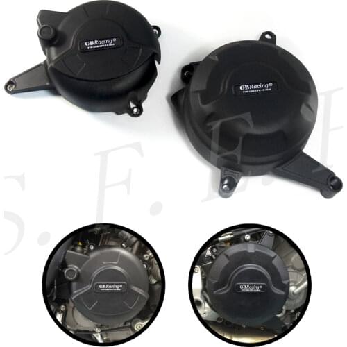 Motorcycle Engine Case Guard Protector Cover GB Racing For Ducati 899 Panigale 2014-2015 Black