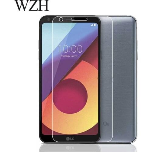 WZH Tempered Glass LG Q6 Screen Protector LG Q6 alpha Q6a Q 6 a M700 Screen Protector Glass Protective Flim Cover Case
