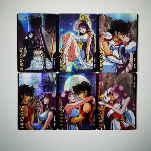 12pcs/set Sexy Saint Seiya Solid Gold Soul Sexy Girls Hobby Collectibles Game Collection Anime Cards Sexy Beauty