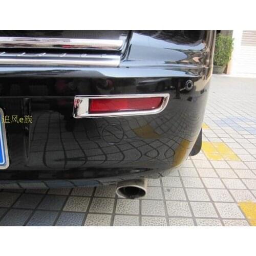 2010-2016 For Lancer EX ABS Chrome rear fog lamp cover lamps Finishes