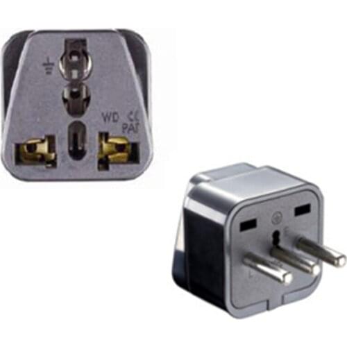 3 Pin Italy Converter Travel Adapter UK US EU AU to Italy Travel Power Adapter Plug For Home Travel Use