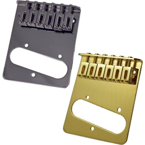 4-Hole 6-Saddle Guitar Bridge Alloy for Fender caster Style Guitar