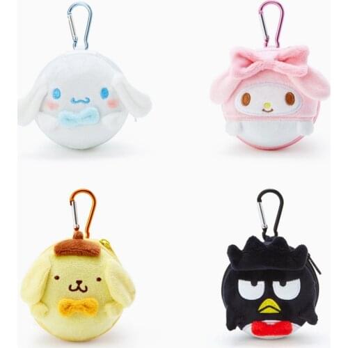 4Models Cinnamoroll Pajamasmy Melody Sanrio Plush Anime Cartoon Cute Dolls Coin Purse Toys For Girls Kids Toys Birthday Gift