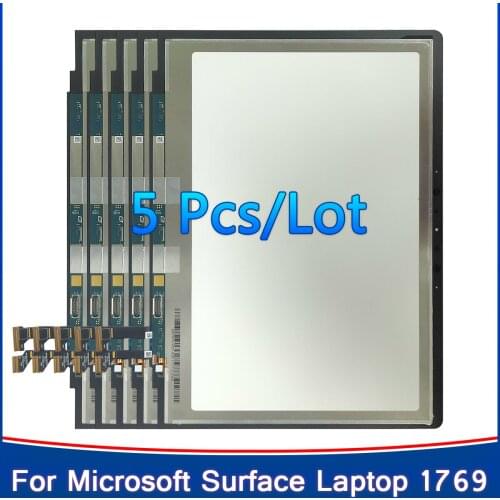 5 Piece 13.5 inch For Microsoft Surface Laptop 1769 LCD Screen Touch Digitizer Repair For Surface 1769 lcd display Assembly