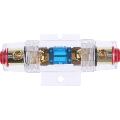 60A Fuse Holder Circuit Breaker Block Protection Speaker Audio Amplifier