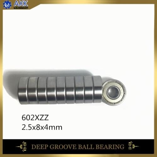 602XZZ ABEC-1 (10PCS) 2.5x8x4mm Miniature Ball Bearings 602X Z ZZ