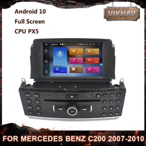 Android 10 car radio For Mercedes Benz C200 C180 W204 2007 2008 2010 Multimedia Player Stereo Touch Screen Audio head unit